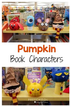 Pumpkin Book Character Decoration clip art